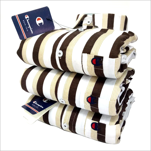 Multicolor Mens Striped Shirt