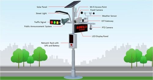 Silver Smart Poles