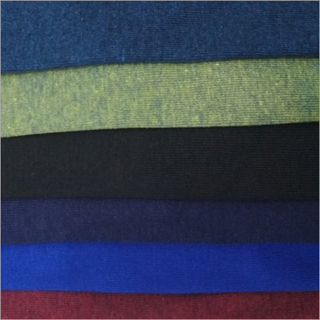 Polyester Cotton Rib Knit Fabric