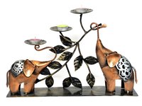 Home Decor Indian Handmade Elephant Design Tea Light Stand Holder