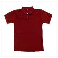 Mens Plain Polo Collar T-Shirt