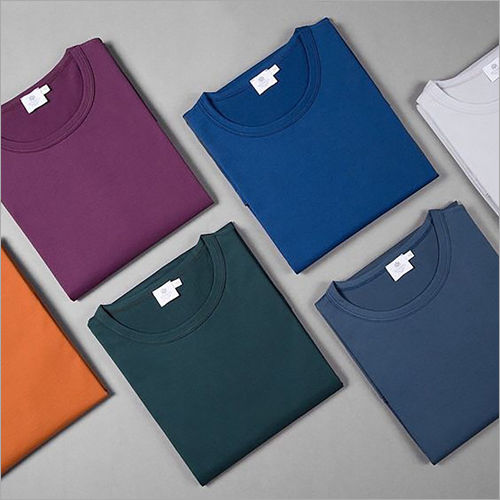 Mens Round Neck T-Shirt - Age Group: Available For All Age Group