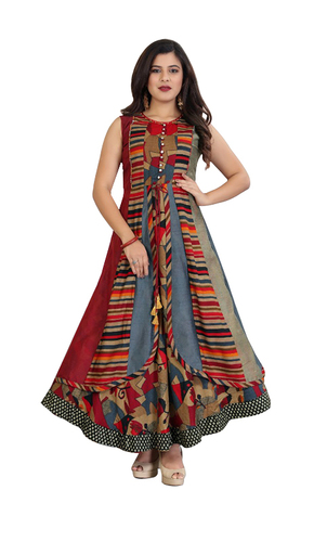 ladies anarkali kurtis