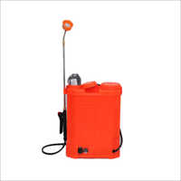 Agricultural Manual Sprayer - Hdpe Material, 6 Kilograms Weight | Red Color, 12 Volt Battery Powered, Hand Crank Start