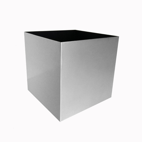 Silver Aluminium Cube