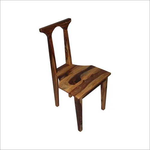 Arm Less Wooden Office Vintage Chair