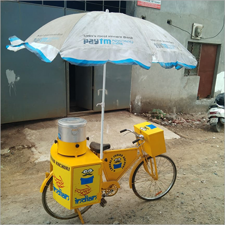 Cycle on Khasta kachori