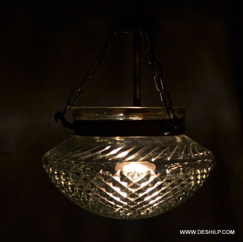 Cutting Glass Wall Hanging Lamp