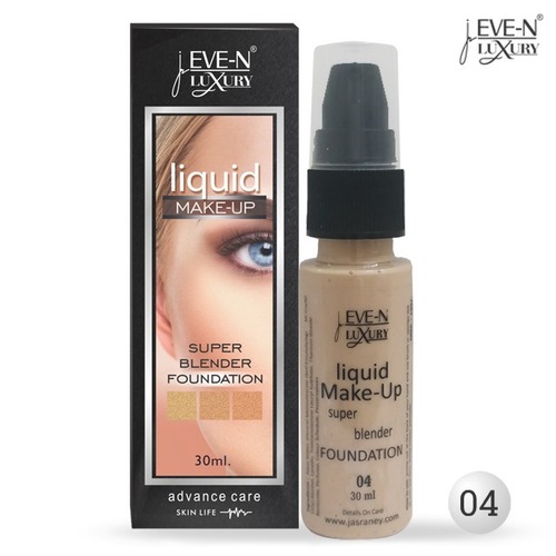 EVE-N Luxury Liquid Makeup Foundation - 30ml, Herbal Extracts for Brightening, Smooth & Soft for Combination Skin