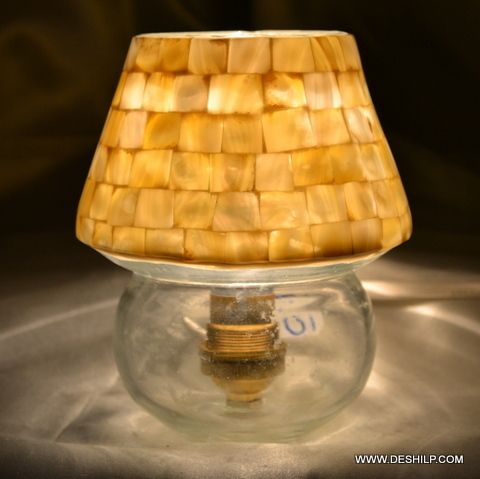 Seap And Clear Combination Glass Table Lamp