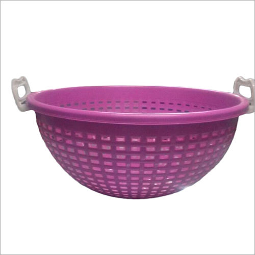 Pink Plastic Kitchen Basket