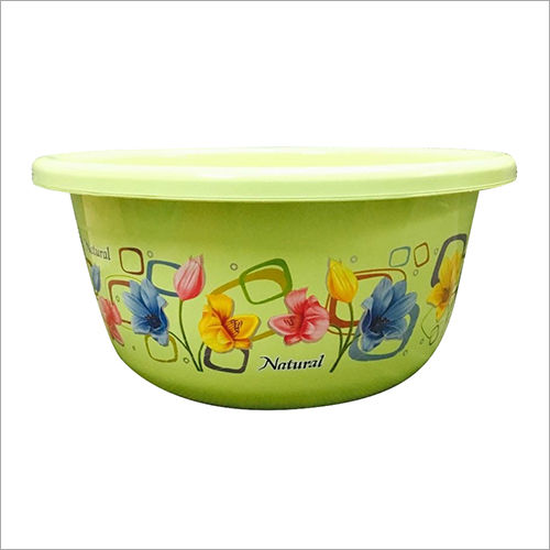 Light Green 35 Liter Plastic Tub