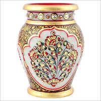 Available In All Colors Emboss Cultured Marble Handicraft Pot