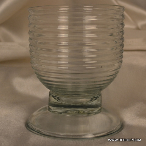 Toughened Glass Hurricane Candle Holder - Style: Professional