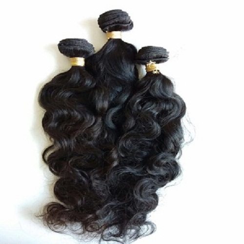 One donor Natural Wavy human hair extensions