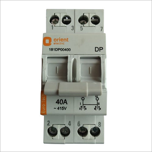 White 2 Switch Circuit Breaker