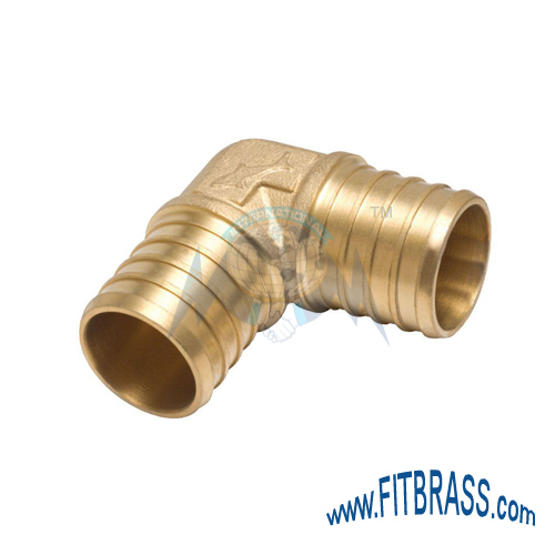 BRASS PEX BARB ELBOW