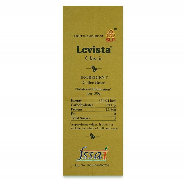 Levista 100 gms Standy Pouch