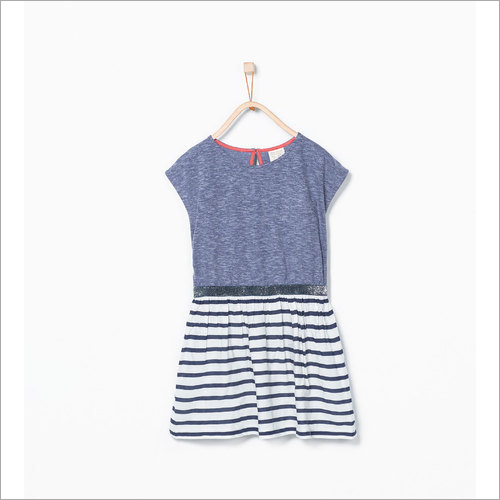 Girls Short Dress - Cotton, Sizes S/M/L, Multicolor | Anti-Wrinkle, Non-Toxic, Washable - Perfect for Parties & Special Occasions