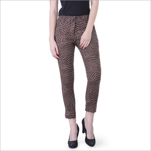 Ladies Printed Jegging - Cotton Fabric, Size 26, 28, 30, 32 | Anti-Wrinkle, Quick Dry, Washable, Trendy Printed Patterns