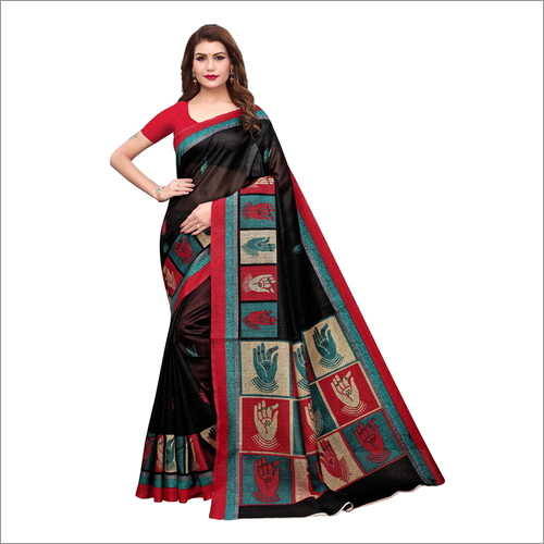 Designer Bhagalpuri silk saree