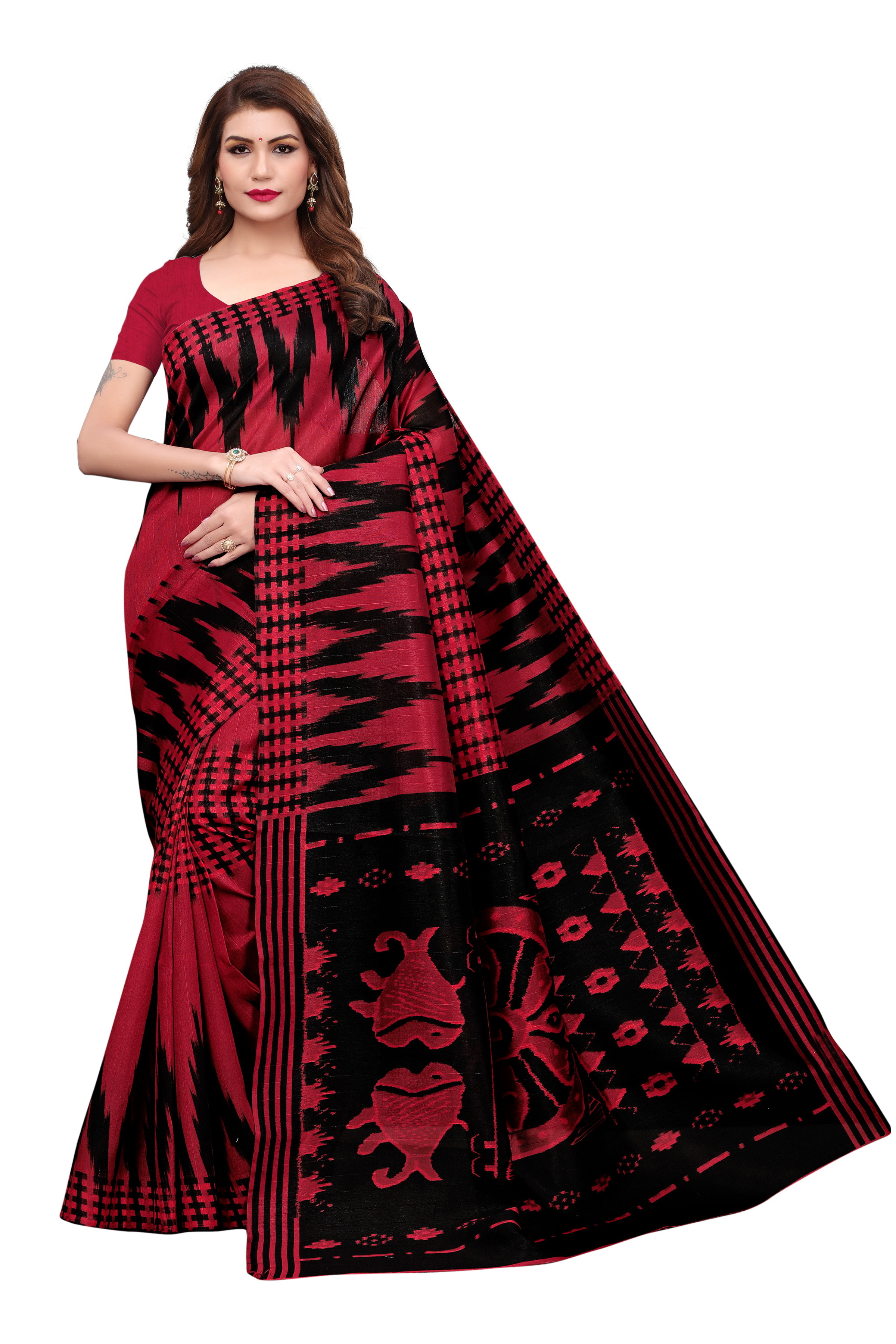 Designer Bhagalpuri silk saree