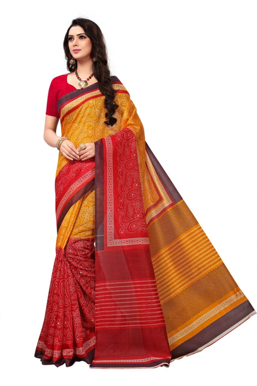 Designer Bhagalpuri silk saree