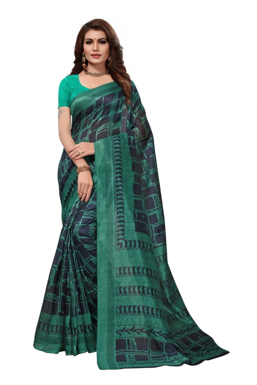 Designer Bhagalpuri silk saree