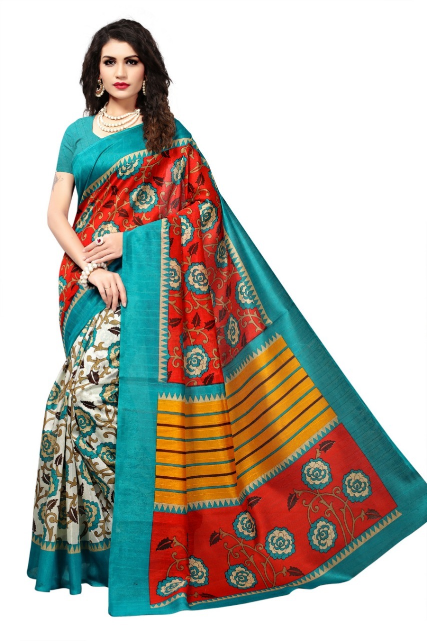 Beautiful Bhagalpuri Silk  Saree
