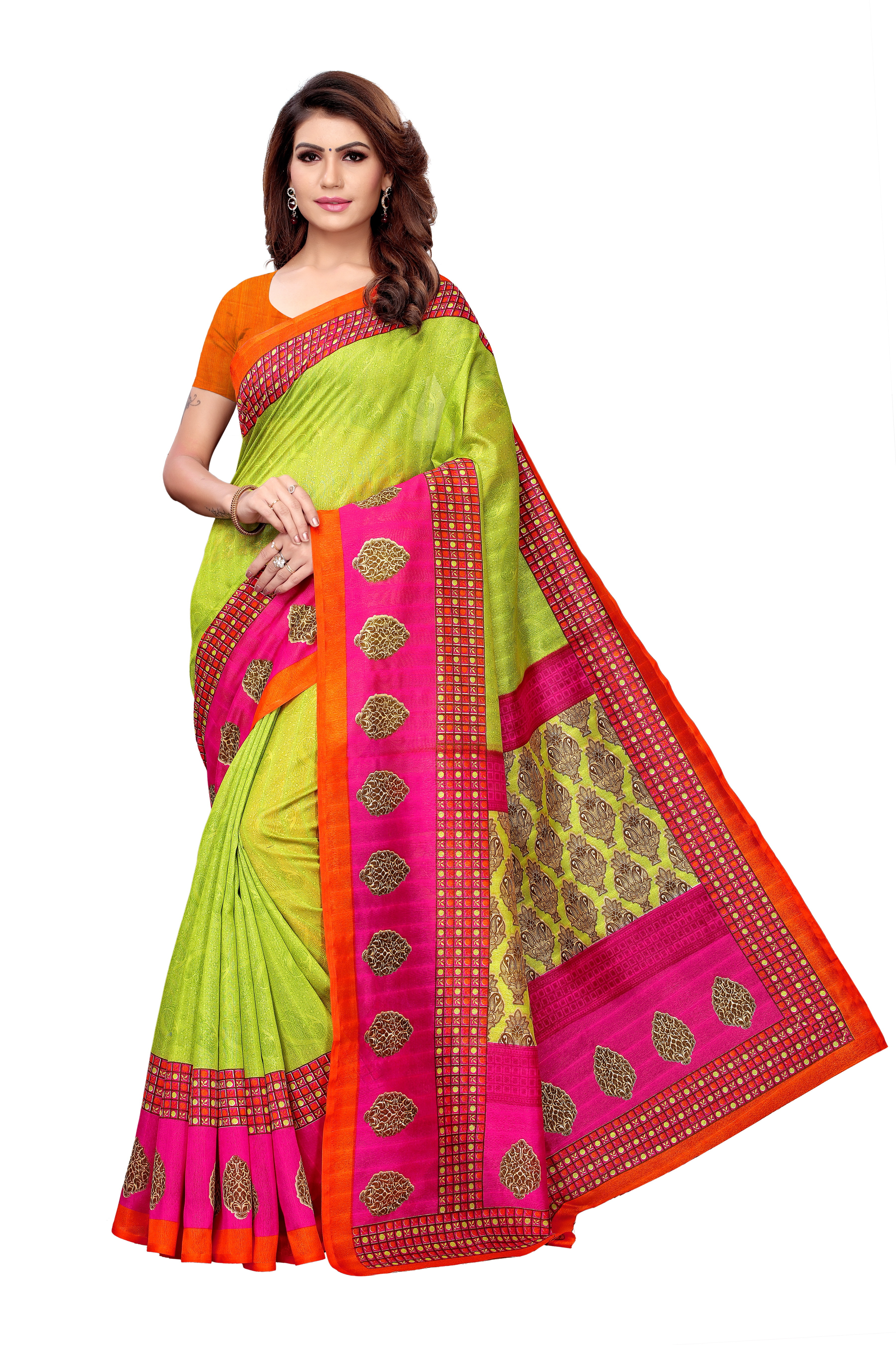 Beautiful Bhagalpuri Silk  Saree