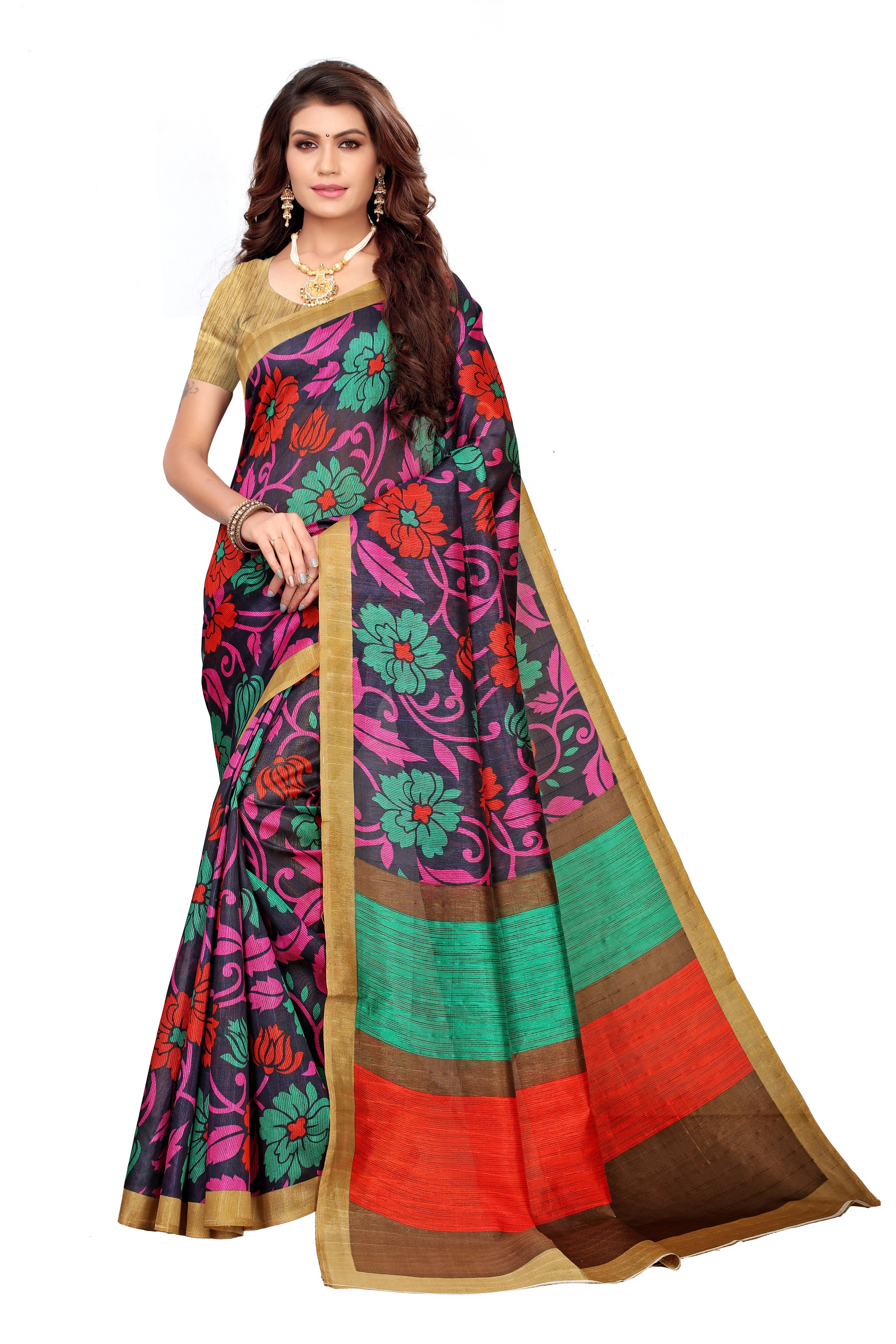 Beautiful Bhagalpuri Silk  Saree