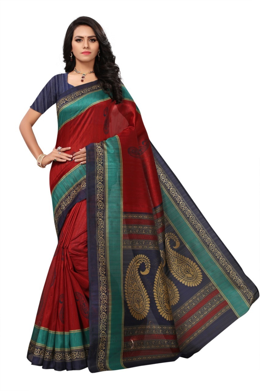 Beautiful Bhagalpuri Silk  Saree