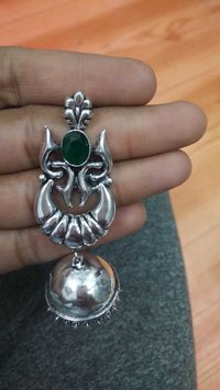 German Sliver Jhumka