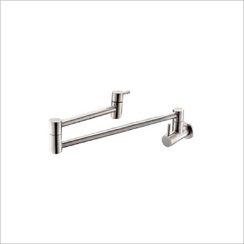 Stainless Steel Wall Mounted Pot Filler Faucet Size: Customize