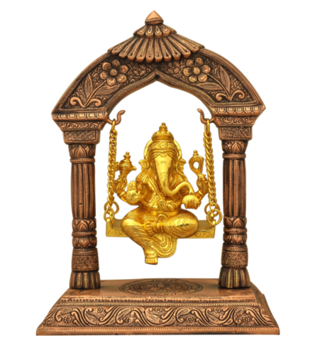 Lord Ganesha Idol with Swing
