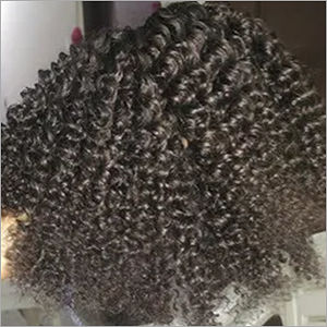 Remy Natural Curly Hair - Color: As Per Customer Need.