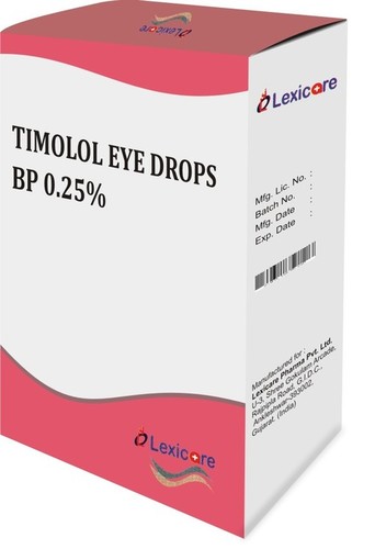 Timolol Eye Drops Bp 0.25%