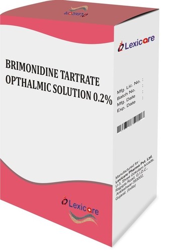 Brimonidine Tartrate Opthalmic Solution Age Group: Adult