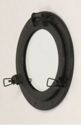 Antique Iron Porthole Mirror 11 Inch