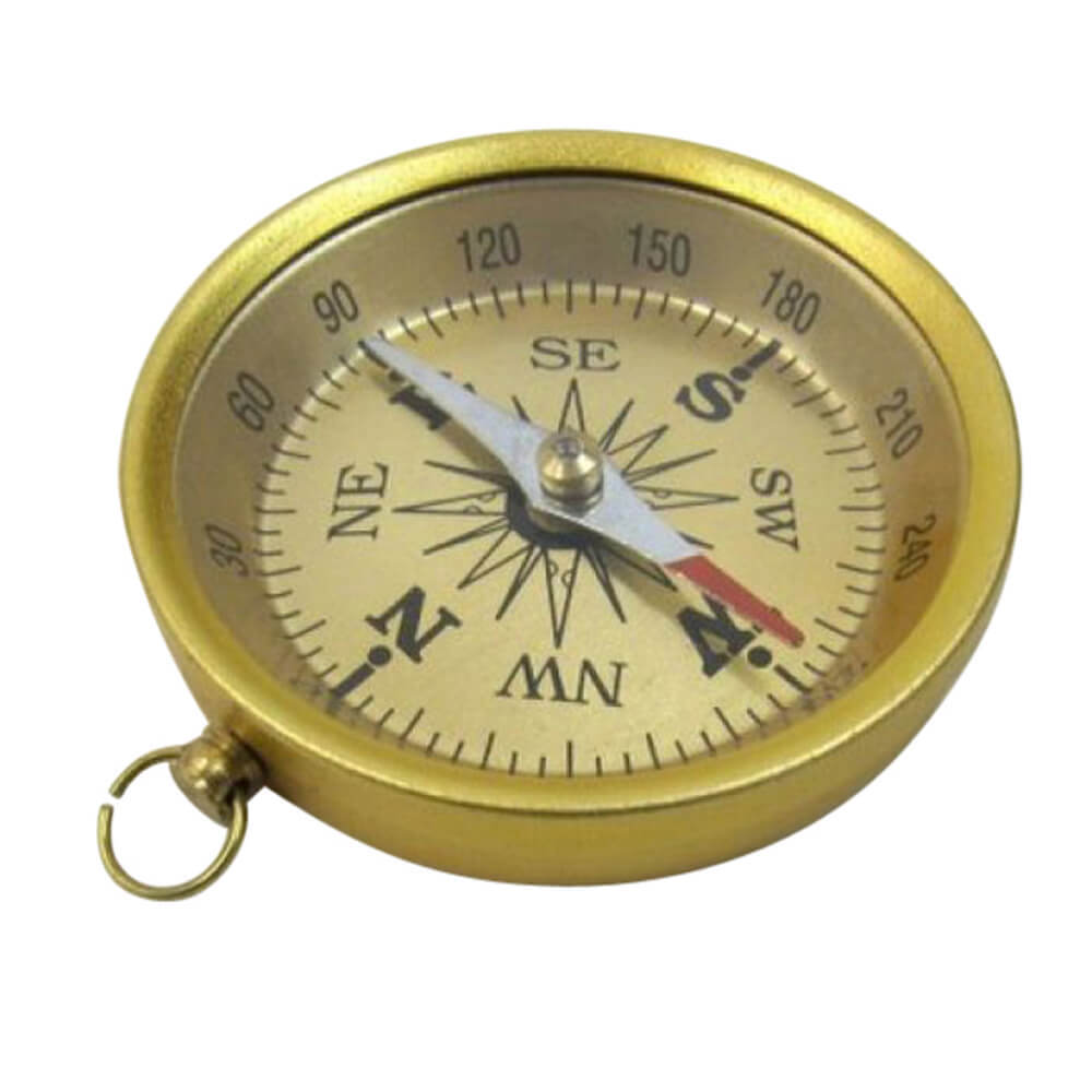 Aluminum Compass Gold Finish