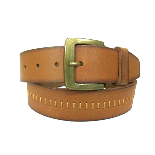 Mens Brown Leather Belt