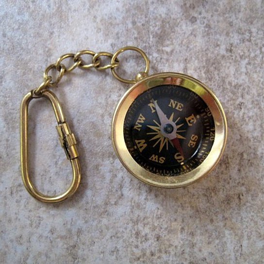 Compass Key Chain