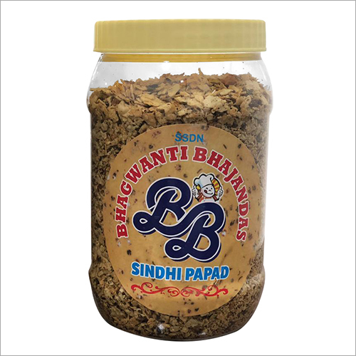 Papad Churi - 500 Gram Pack | Crispy Snack with Urad Pulse, Edible Oil, Red Chilli & Black Cumin, Salty Taste, 6-Month Shelf Life