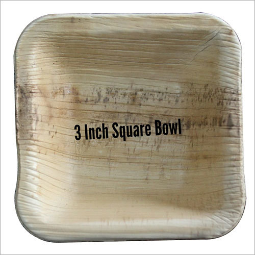 Areca Leaf Bowl / Square / 3 inch