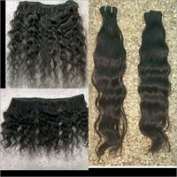 Unprocessed Remy Human Hair - Wavy & Curly Textured, Black & Brown Tones | 100% Natural Washable Hair In Polythene Cover With Box, Feminine Appeal