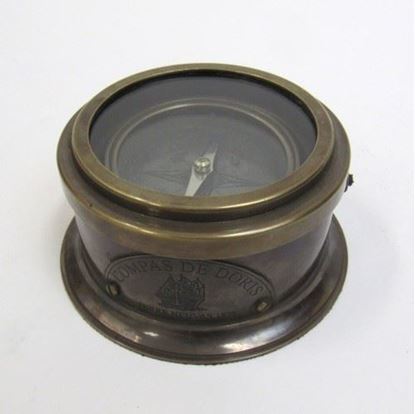 Antique Brass Binnacle Compass