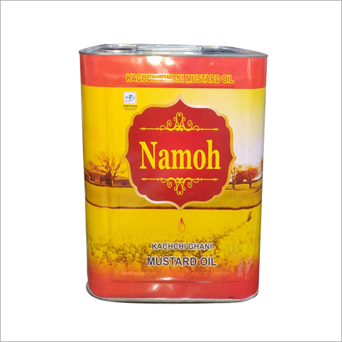 Mustard Oil Tin Can Packaging Size: 15Kgs