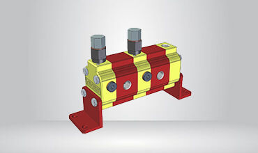 Red And Yellow Flow Divider Valves Group 0