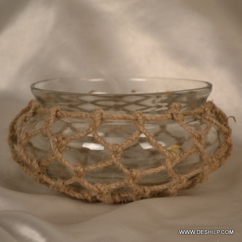 Matkiglow Traditional Glass Candle Holder - Style: Antique Imitation