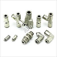 Metal Push in Pnuematic Fittings